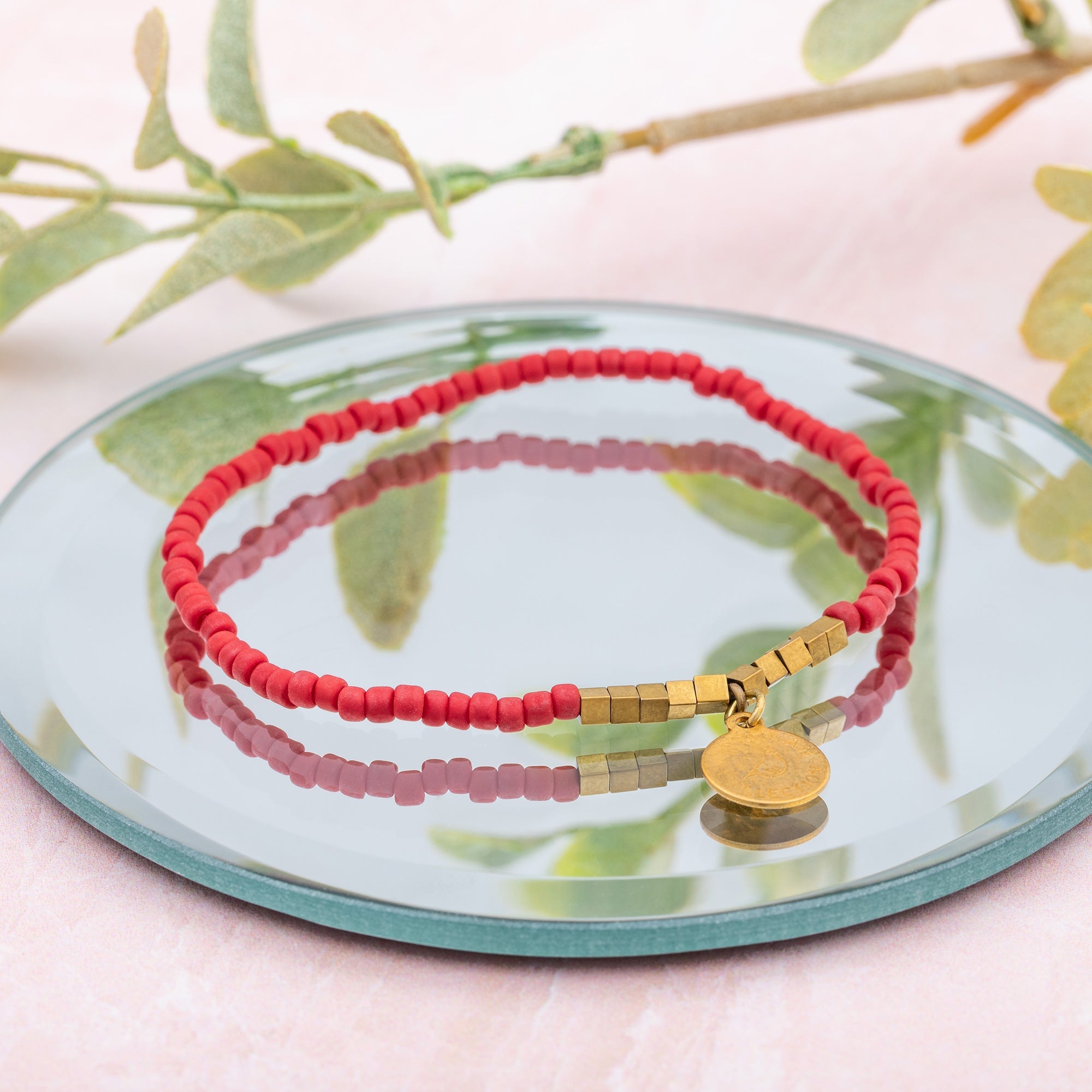 Iraqi Single Charm Beaded Bracelet Bracelets - Fashion La Vie Bien Iraqi Single Charm Beaded Bracelet