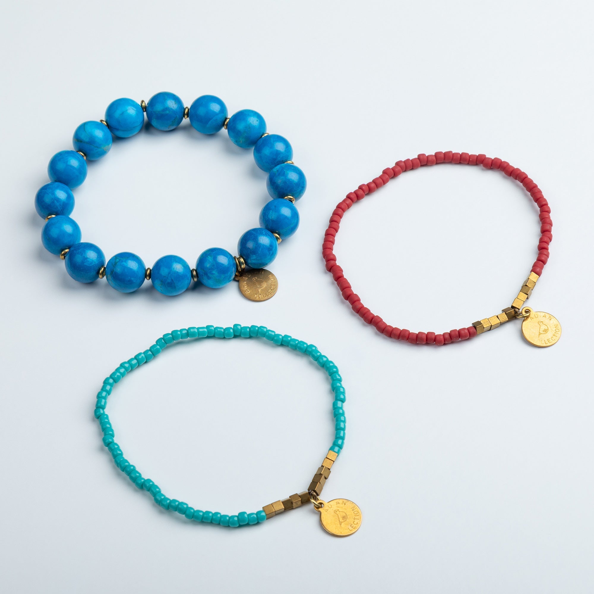 Iraqi Single Charm Beaded Bracelet Bracelets - Fashion La Vie Bien Iraqi Single Charm Beaded Bracelet