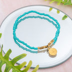 Iraqi Single Charm Beaded Bracelet Bracelets - Fashion La Vie Bien Iraqi Single Charm Beaded Bracelet