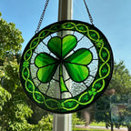 Ireland Forever Shamrock Stained Glass Gift Gifts La Vie Bien Ireland Forever Shamrock Stained Glass Gift