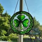 Ireland Forever Shamrock Stained Glass Gift Gifts La Vie Bien Ireland Forever Shamrock Stained Glass Gift