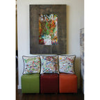 Ireland Hand - Embroidered Pillow Pillows La Vie Bien Ireland Hand - Embroidered Pillow