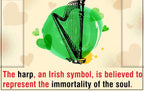 Ireland's Harp Post Earrings Post Earrings La Vie Bien Ireland's Harp Post Earrings