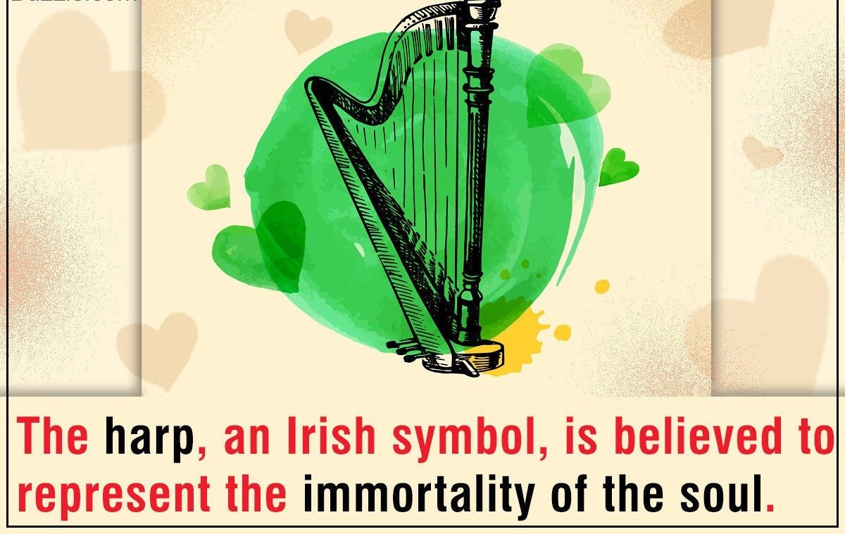 Ireland's Harp Post Earrings Post Earrings La Vie Bien Ireland's Harp Post Earrings