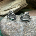 Ireland's Harp Post Earrings Post Earrings La Vie Bien Ireland's Harp Post Earrings