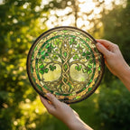 Ireland's Tree of Life Stained Glass Gift Gifts La Vie Bien Ireland's Tree of Life Stained Glass Gift