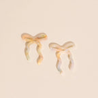 Iridescent Acrylic Bow Hoop Charms by Oh Clementine