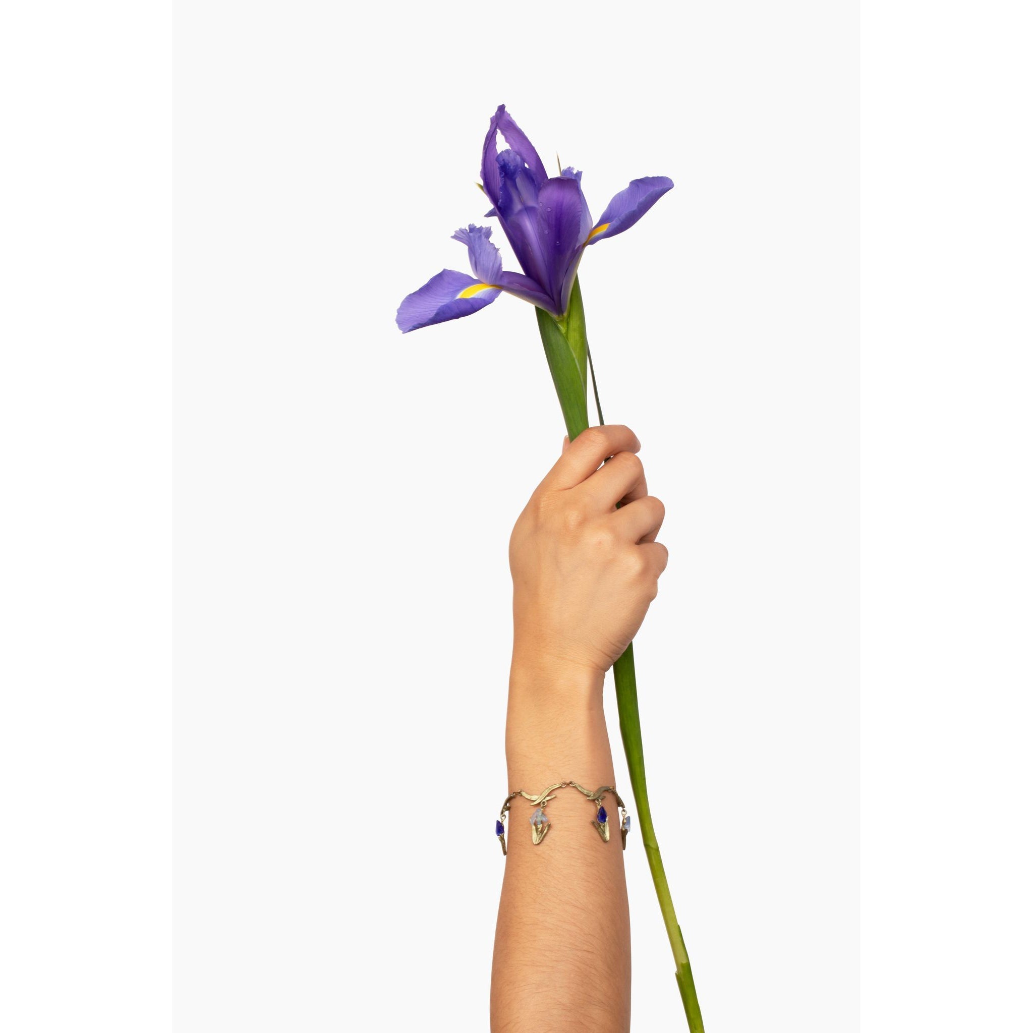 Irises Glass Charm Bracelet JEWELRY La Vie Bien Irises Glass Charm Bracelet
