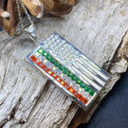 Irish-American Flag Pendant Pendant La Vie Bien Irish-American Flag Pendant