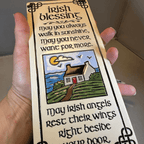 Irish Angels Blessing Ceramic Wall Art Gifts La Vie Bien Irish Angels Blessing Ceramic Wall Art