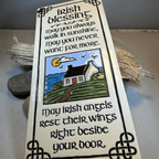 Irish Angels Blessing Ceramic Wall Art Gifts La Vie Bien Irish Angels Blessing Ceramic Wall Art