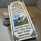Irish Angels Blessing Ceramic Wall Art Gifts La Vie Bien Irish Angels Blessing Ceramic Wall Art