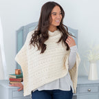 Irish Aran Wool Poncho Sweaters & Cardigans La Vie Bien Irish Aran Wool Poncho
