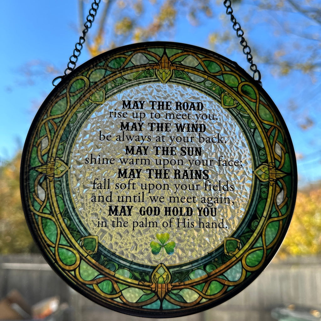 Irish Blessing Suncatcher Gifts La Vie Bien Irish Blessing Suncatcher