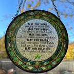 Irish Blessing Suncatcher Gifts La Vie Bien Irish Blessing Suncatcher