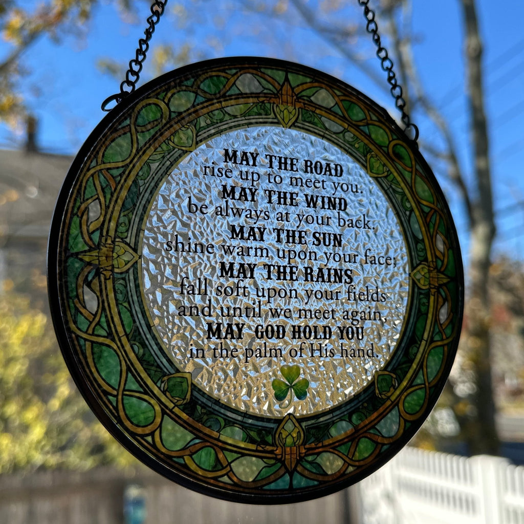 Irish Blessing Suncatcher Gifts La Vie Bien Irish Blessing Suncatcher