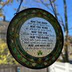 Irish Blessing Suncatcher Gifts La Vie Bien Irish Blessing Suncatcher