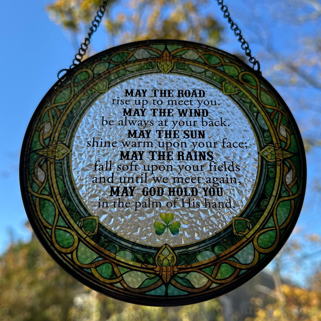 Irish Blessing Suncatcher Gifts La Vie Bien Irish Blessing Suncatcher