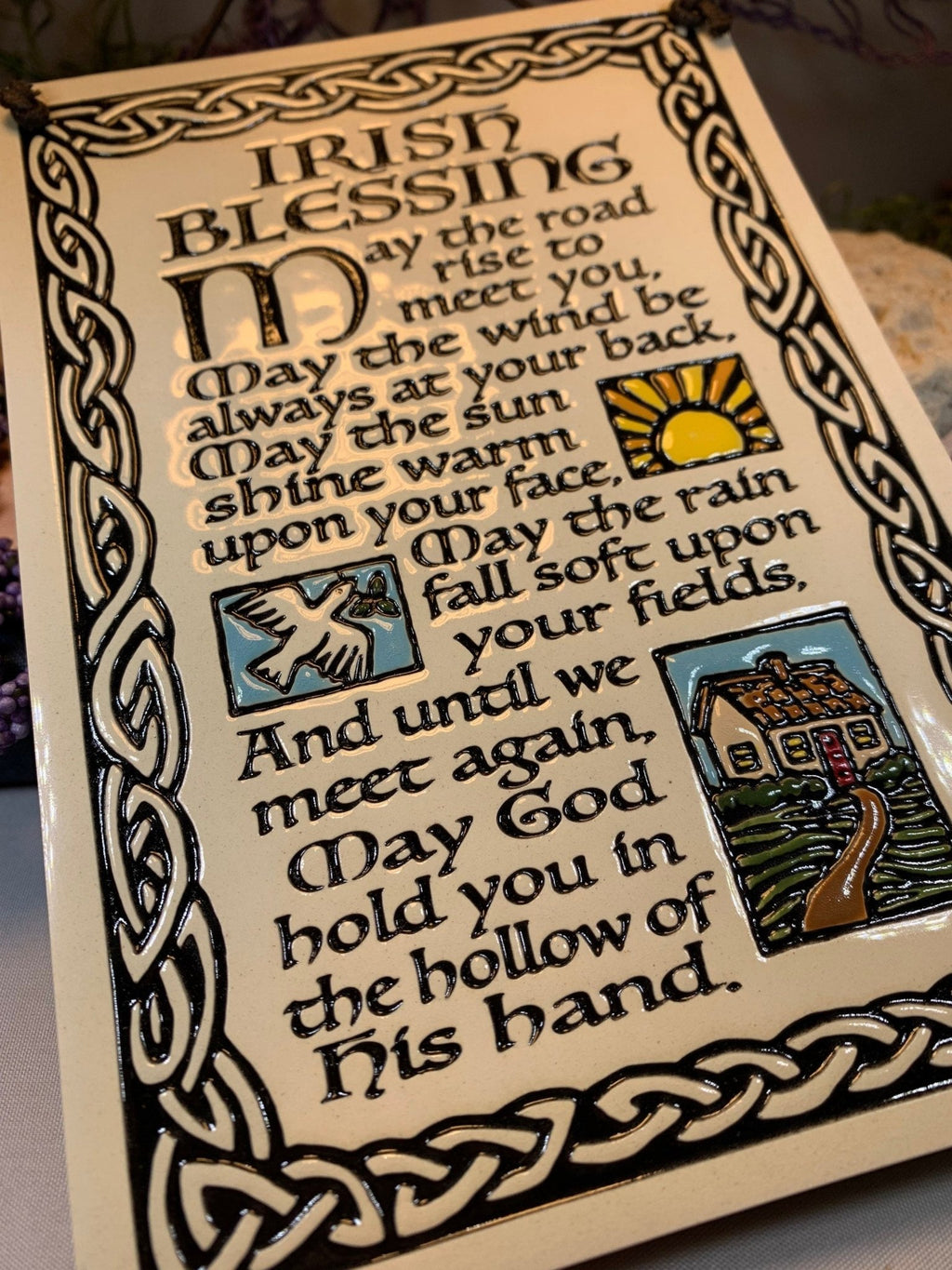 Irish Blessing Wall Art Gifts La Vie Bien Irish Blessing Wall Art