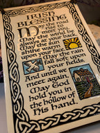 Irish Blessing Wall Art Gifts La Vie Bien Irish Blessing Wall Art