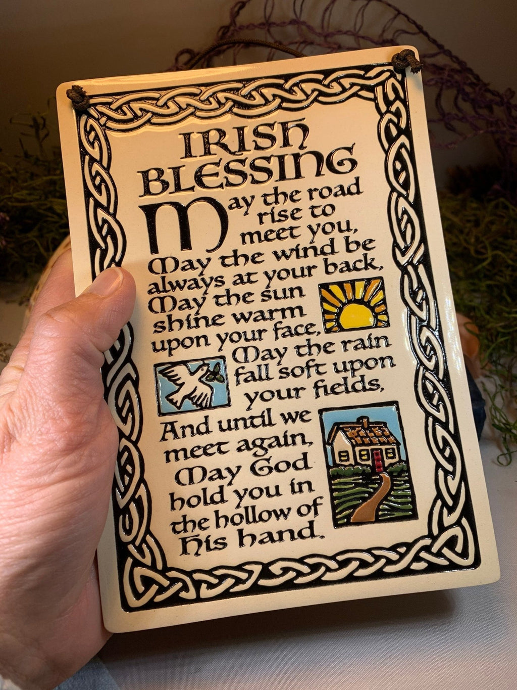 Irish Blessing Wall Art Gifts La Vie Bien Irish Blessing Wall Art