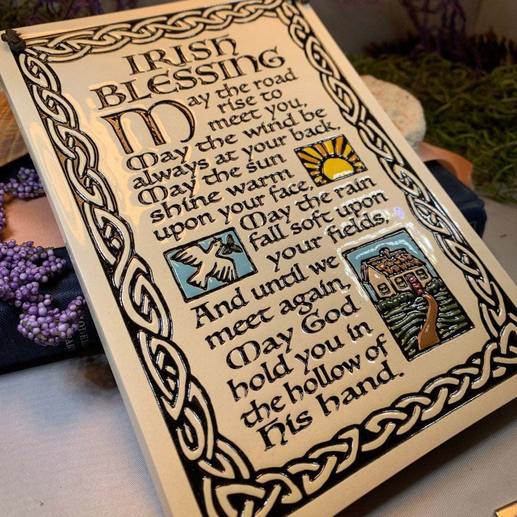 Irish Blessing Wall Art Gifts La Vie Bien Irish Blessing Wall Art