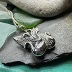 Irish Children of Lir Swan Necklace in Sterling Silver Pendant La Vie Bien Irish Children of Lir Swan Necklace in Sterling Silver