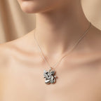 Irish Children of Lir Swan Necklace in Sterling Silver Pendant La Vie Bien Irish Children of Lir Swan Necklace in Sterling Silver