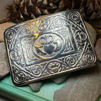 Irish Claddagh Kilt Belt Buckle for Men Belt Buckle La Vie Bien Irish Claddagh Kilt Belt Buckle for Men