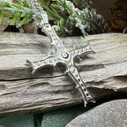 Irish Cross of Cong Necklace in Sterling Silver Pendant La Vie Bien Irish Cross of Cong Necklace in Sterling Silver