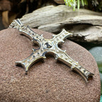 Irish Cross of Cong Necklace in Sterling Silver Pendant La Vie Bien Irish Cross of Cong Necklace in Sterling Silver
