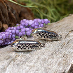 Irish Dance Shoe Post Earrings in Sterling Silver Post Earrings La Vie Bien Irish Dance Shoe Post Earrings in Sterling Silver