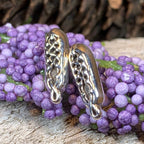 Irish Dance Shoe Post Earrings in Sterling Silver Post Earrings La Vie Bien Irish Dance Shoe Post Earrings in Sterling Silver
