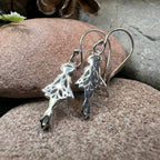 Irish Dancer Earrings in Sterling Silver Dangle Earrings La Vie Bien Irish Dancer Earrings in Sterling Silver