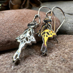 Irish Dancer Earrings in Sterling Silver Dangle Earrings La Vie Bien Irish Dancer Earrings in Sterling Silver