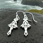 Irish Dancer Earrings in Sterling Silver Dangle Earrings La Vie Bien Irish Dancer Earrings in Sterling Silver