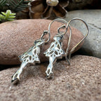 Irish Dancer Earrings in Sterling Silver Dangle Earrings La Vie Bien Irish Dancer Earrings in Sterling Silver