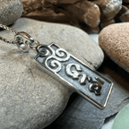 Irish Gaelic Love Grá Necklace in Sterling Silver Pendant La Vie Bien Irish Gaelic Love Grá Necklace in Sterling Silver