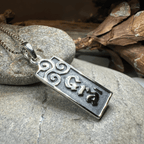 Irish Gaelic Love Grá Necklace in Sterling Silver Pendant La Vie Bien Irish Gaelic Love Grá Necklace in Sterling Silver