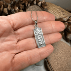 Irish Gaelic Love Grá Necklace in Sterling Silver Pendant La Vie Bien Irish Gaelic Love Grá Necklace in Sterling Silver