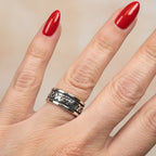 Irish Gaelic Soulmate Ring in Sterling Silver Ring La Vie Bien Irish Gaelic Soulmate Ring in Sterling Silver