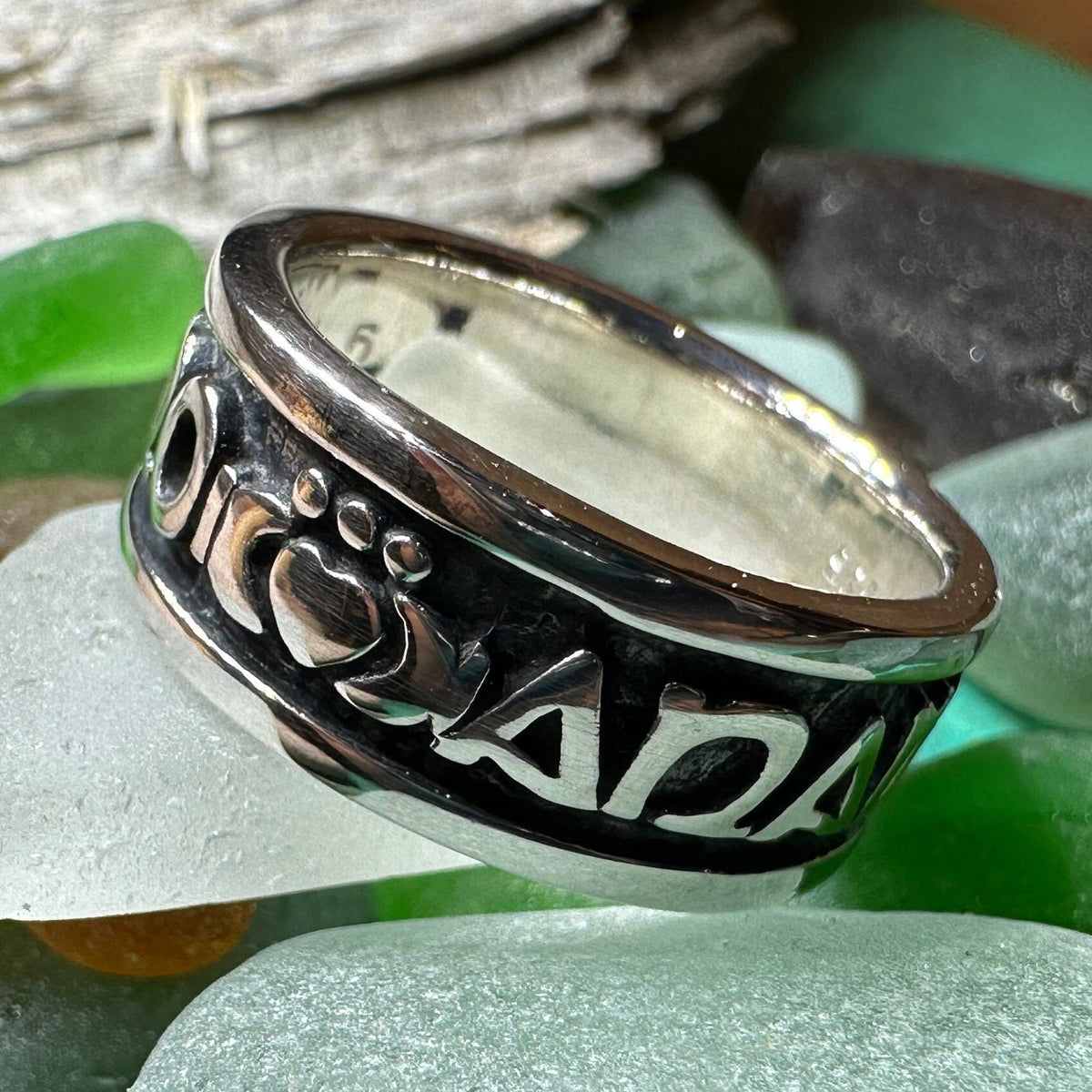 Irish Gaelic Soulmate Ring in Sterling Silver Ring La Vie Bien Irish Gaelic Soulmate Ring in Sterling Silver