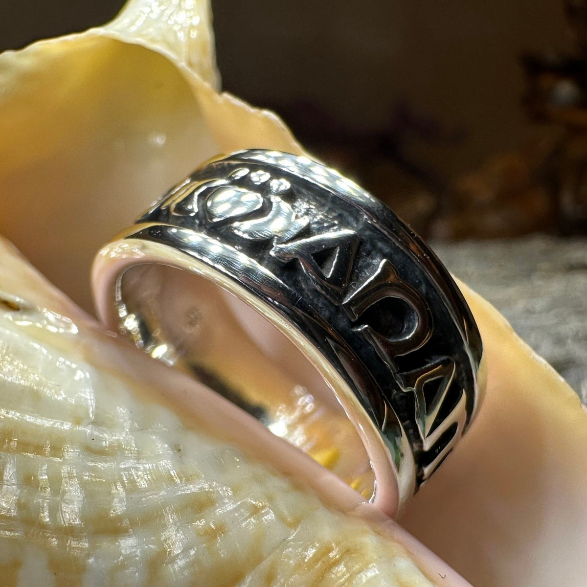 Irish Gaelic Soulmate Ring in Sterling Silver Ring La Vie Bien Irish Gaelic Soulmate Ring in Sterling Silver