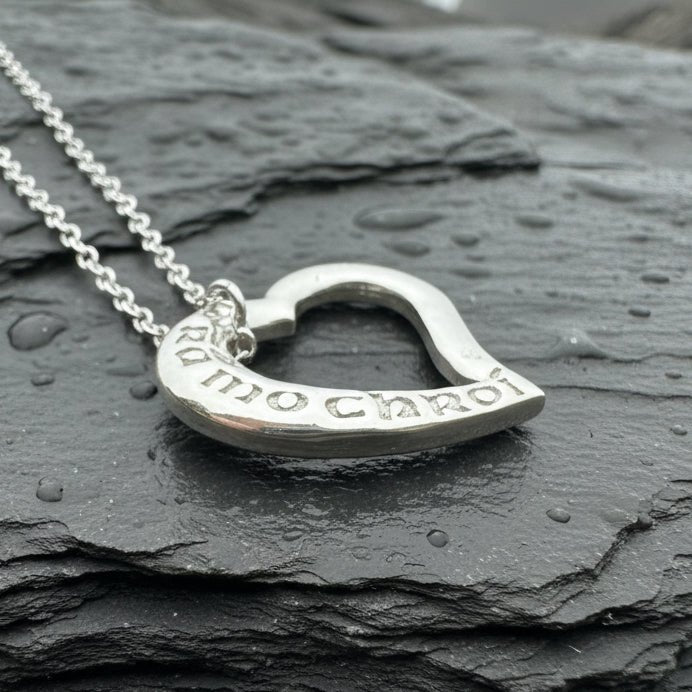 Irish Heart Gra Mo Chroi Necklace - Made in Ireland Pendant La Vie Bien Irish Heart Gra Mo Chroi Necklace - Made in Ireland
