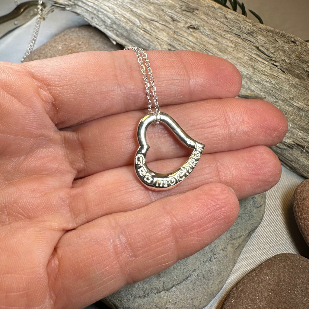 Irish Heart Gra Mo Chroi Necklace - Made in Ireland Pendant La Vie Bien Irish Heart Gra Mo Chroi Necklace - Made in Ireland