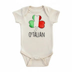 Irish Italian Newborn Baby Onesie® Bodysuit GS1 Baby Onesie La Vie Bien Irish Italian Newborn Baby Onesie® Bodysuit GS1