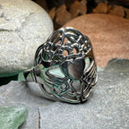 Irish Lace Claddagh Ring in Sterling Silver Ring La Vie Bien Irish Lace Claddagh Ring in Sterling Silver