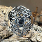 Irish Lace Claddagh Ring in Sterling Silver Ring La Vie Bien Irish Lace Claddagh Ring in Sterling Silver