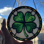 Irish Lucky Shamrock Stained Glass Gift Gifts La Vie Bien Irish Lucky Shamrock Stained Glass Gift