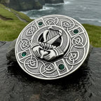 Irish Spirit Celtic Claddagh Plaid Pin Brooch La Vie Bien Irish Spirit Celtic Claddagh Plaid Pin
